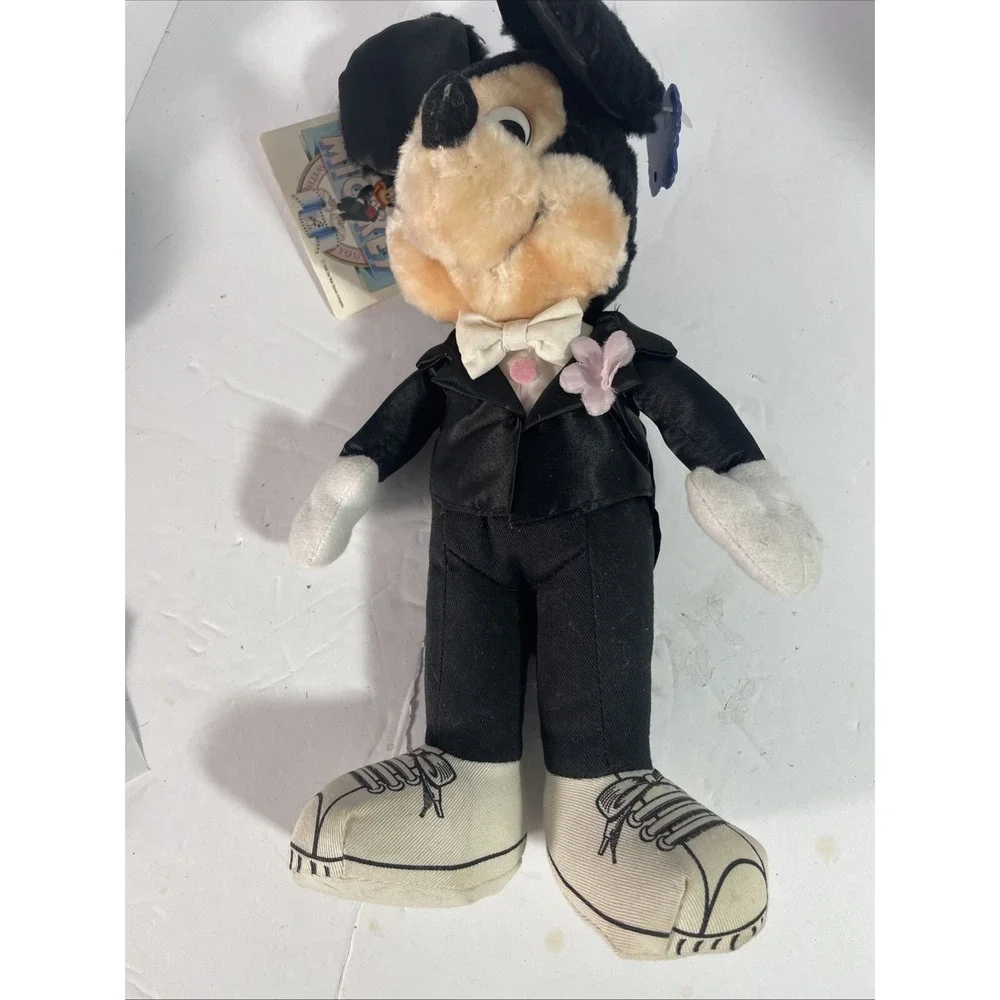 Mickey Mouse 60th anniversary Tuxedo Plush doll 1988 with tags‎